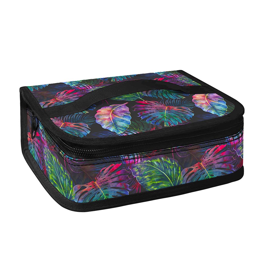 Colorful Tropical Leaves Pattern Print Small Lunch Bag