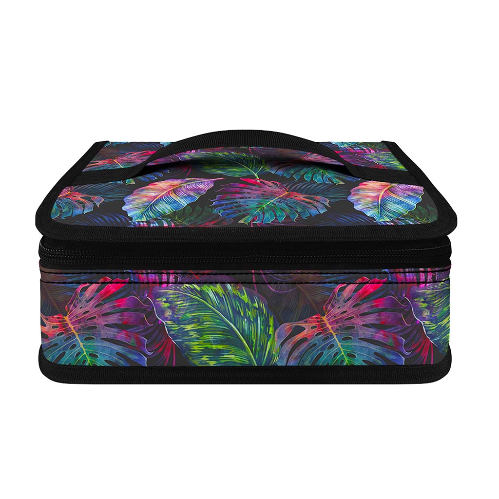 Colorful Tropical Leaves Pattern Print Small Lunch Bag