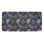 Colorful Tropical Leaves Pattern Print Towel