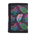 Colorful Tropical Leaves Pattern Print Trifold Wallet