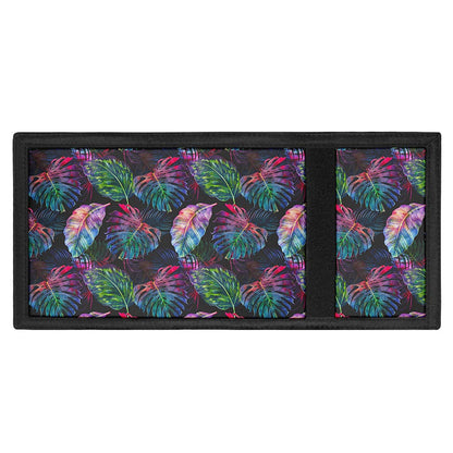 Colorful Tropical Leaves Pattern Print Trifold Wallet