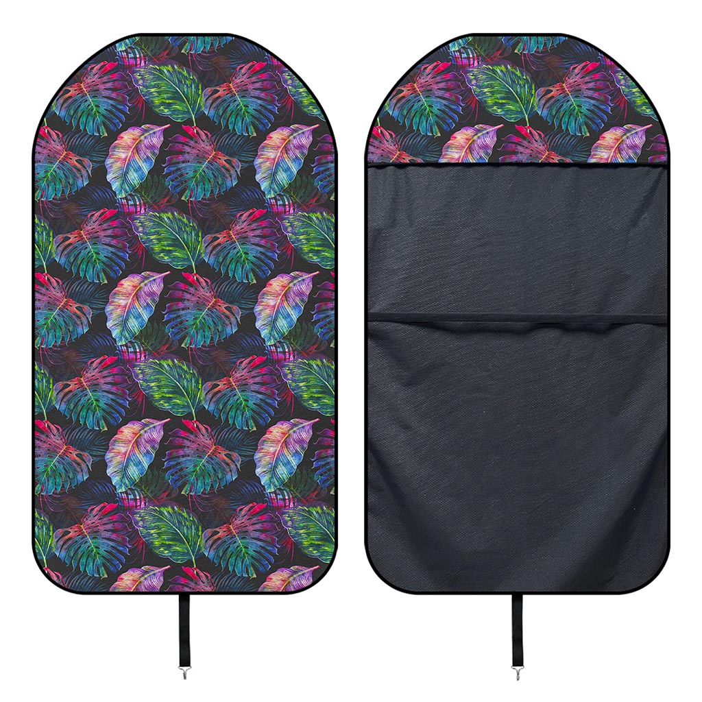 Colorful Tropical Leaves Pattern Print Waterproof Car Seat Cover