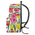 Colorful Tulip Pattern Print Backpack