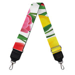 Colorful Tulip Pattern Print Bag Strap