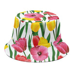 Colorful Tulip Pattern Print Bucket Hat