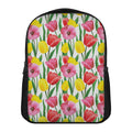 Colorful Tulip Pattern Print Casual Backpack