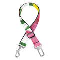 Colorful Tulip Pattern Print Dog Seat Belt