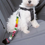 Colorful Tulip Pattern Print Dog Seat Belt