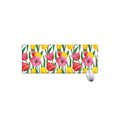 Colorful Tulip Pattern Print Extended Mouse Pad