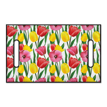 Colorful Tulip Pattern Print Golf Cart Seat Cover