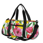 Colorful Tulip Pattern Print Gym Bag