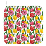 Colorful Tulip Pattern Print Hand Towel