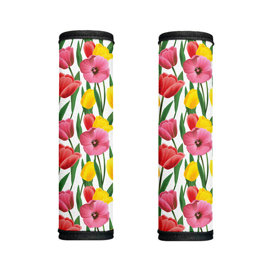 Colorful Tulip Pattern Print Handle Covers