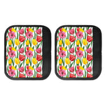 Colorful Tulip Pattern Print Handle Covers