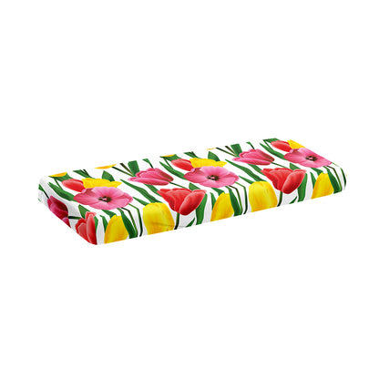 Colorful Tulip Pattern Print Piano Keyboard Cover
