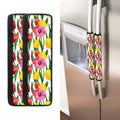 Colorful Tulip Pattern Print Refrigerator Handle Covers
