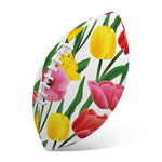 Colorful Tulip Pattern Print Rugby Ball