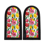 Colorful Tulip Pattern Print Skillet Handle Cover