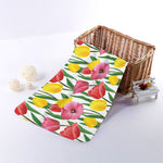 Colorful Tulip Pattern Print Towel
