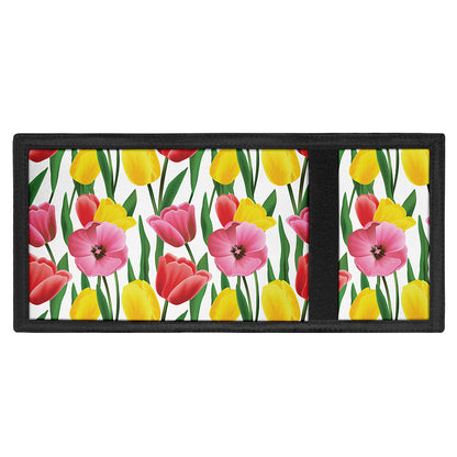 Colorful Tulip Pattern Print Trifold Wallet