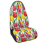 Colorful Tulip Pattern Print Waterproof Car Seat Cover