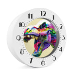 Colorful Tyrannosaurus Rex Print Alarm Clock