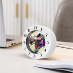 Colorful Tyrannosaurus Rex Print Alarm Clock