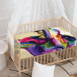 Colorful Tyrannosaurus Rex Print Baby Crib Sheet
