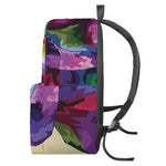 Colorful Tyrannosaurus Rex Print Backpack