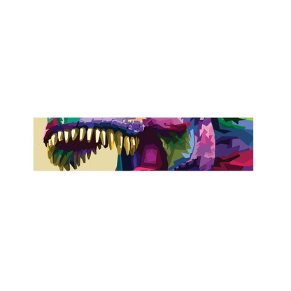 Colorful Tyrannosaurus Rex Print Bed Runner