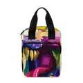Colorful Tyrannosaurus Rex Print Bible Tote Bag