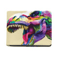 Colorful Tyrannosaurus Rex Print Bifold Wallet