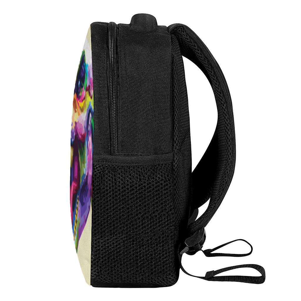 Colorful Tyrannosaurus Rex Print Casual Backpack
