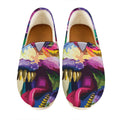 Colorful Tyrannosaurus Rex Print Casual Shoes