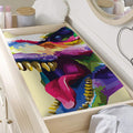 Colorful Tyrannosaurus Rex Print Changing Pad Cover