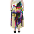 Colorful Tyrannosaurus Rex Print Chiffon Maxi Skirt