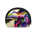Colorful Tyrannosaurus Rex Print Coin Purse