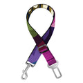 Colorful Tyrannosaurus Rex Print Dog Seat Belt