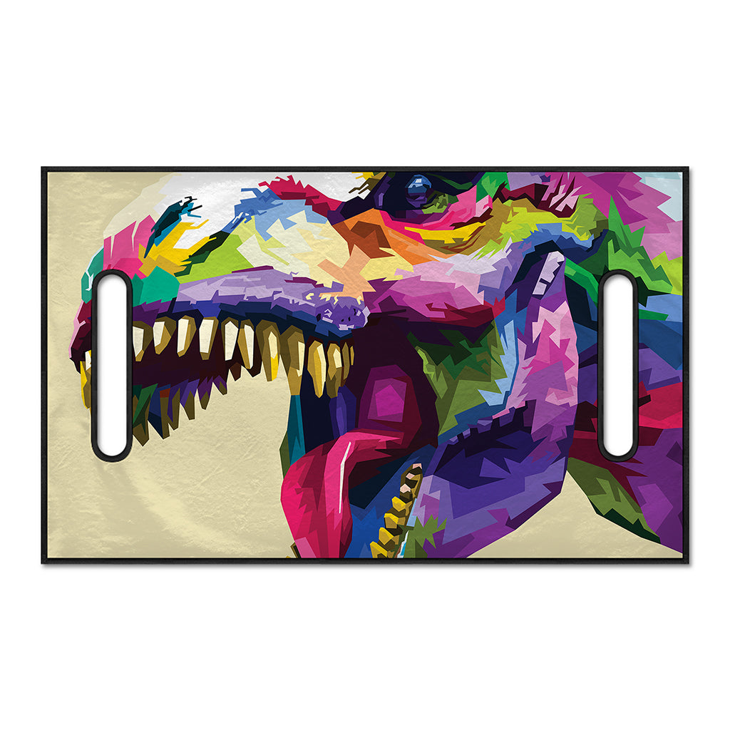 Colorful Tyrannosaurus Rex Print Golf Cart Seat Cover
