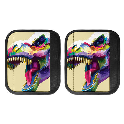 Colorful Tyrannosaurus Rex Print Handle Covers