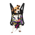 Colorful Tyrannosaurus Rex Print Pet Carrier Backpack