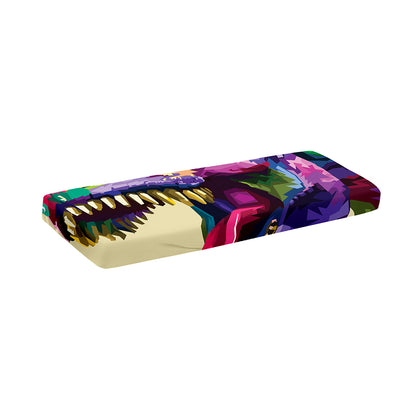 Colorful Tyrannosaurus Rex Print Piano Keyboard Cover