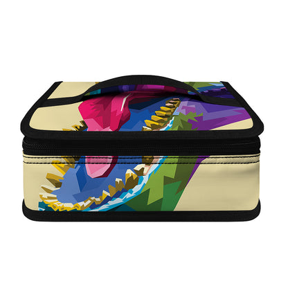 Colorful Tyrannosaurus Rex Print Small Lunch Bag