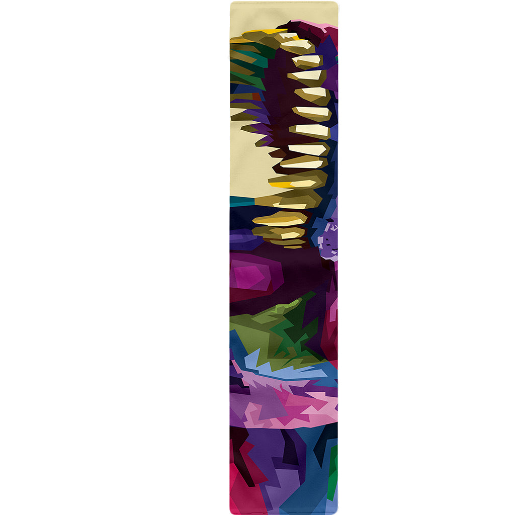 Colorful Tyrannosaurus Rex Print Table Runner