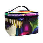 Colorful Tyrannosaurus Rex Print Travel Makeup Bag