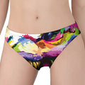 Colorful Tyrannosaurus Rex Print Women's Panties