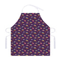 Colorful UFO Pattern Print Adjustable Apron