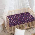 Colorful UFO Pattern Print Baby Crib Sheet