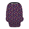 Colorful UFO Pattern Print Baby Seat Cover