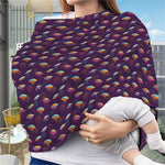 Colorful UFO Pattern Print Baby Seat Cover